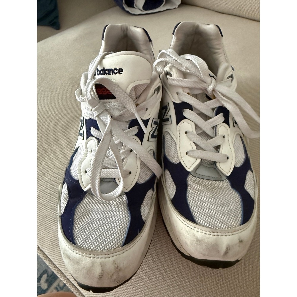 New Balance 992 Navy and White - Picture 2 of 7